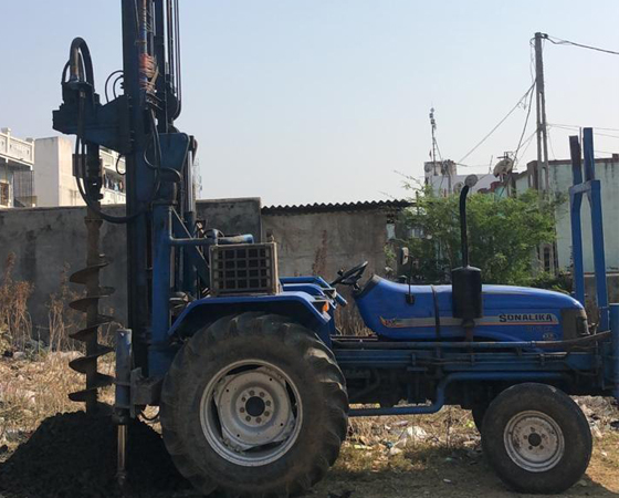 Tractor Mounted Rotary Rig